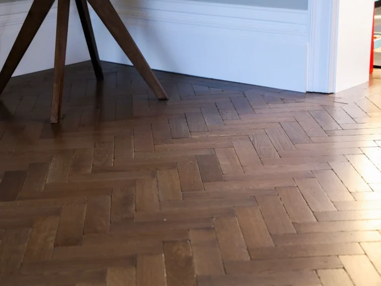 Carpet flooring in a bedroom interior