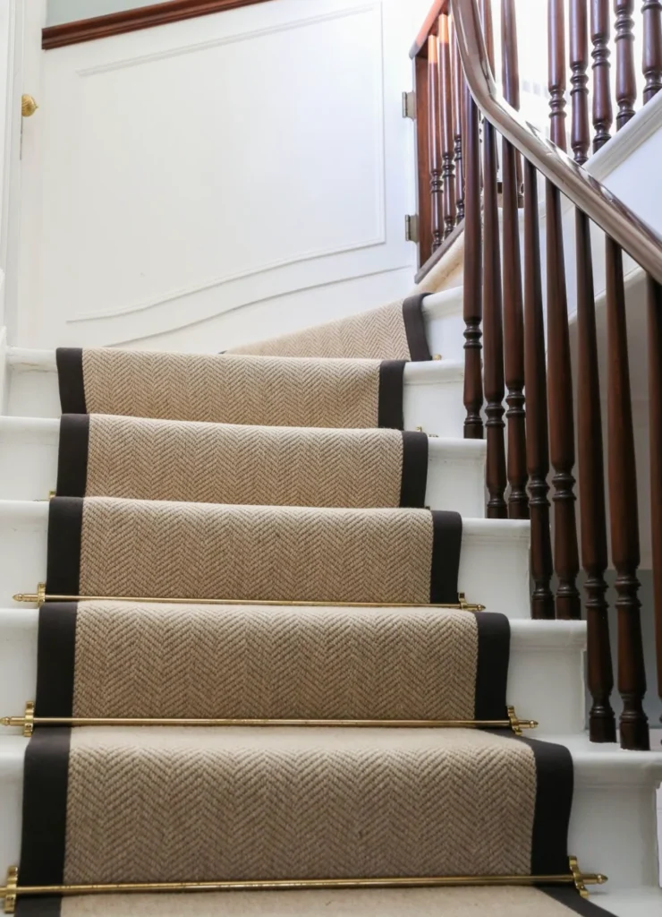 Wood-effect flooring in a modern interior