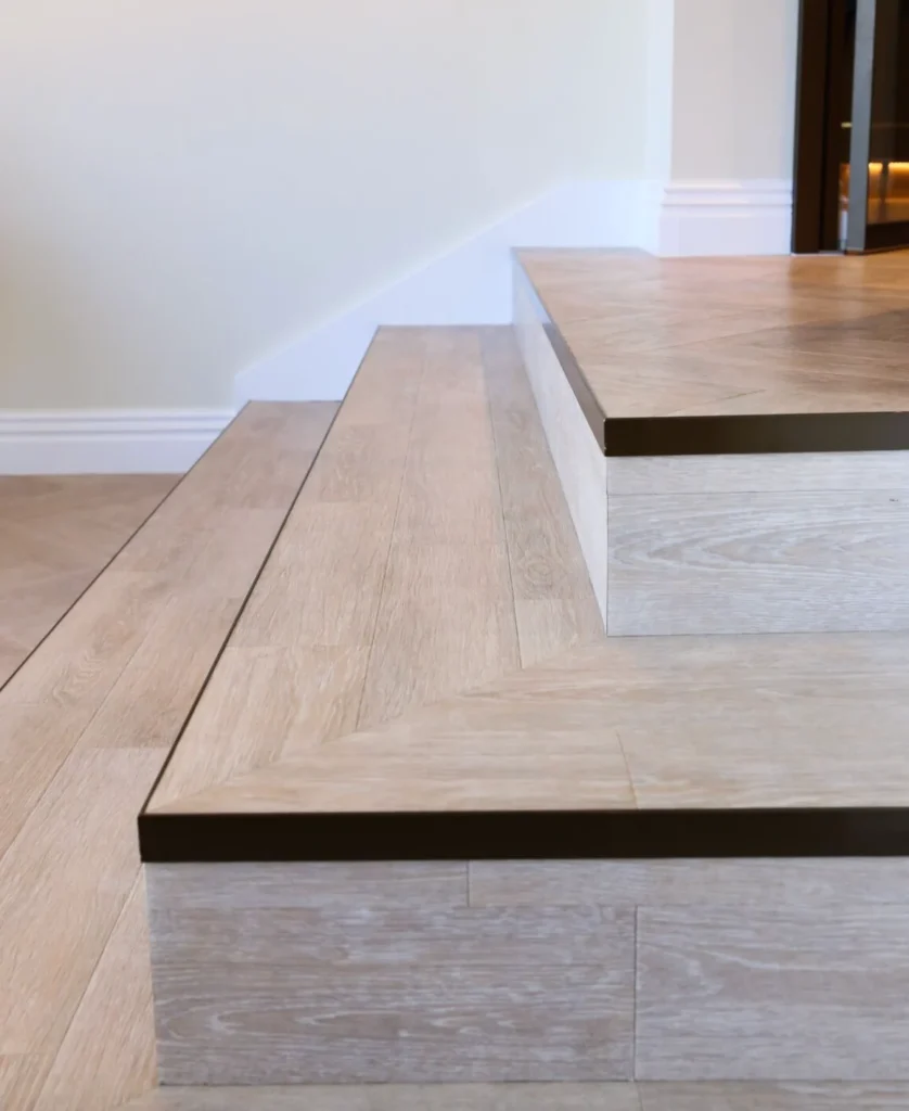 Carpet flooring in a furnished interior