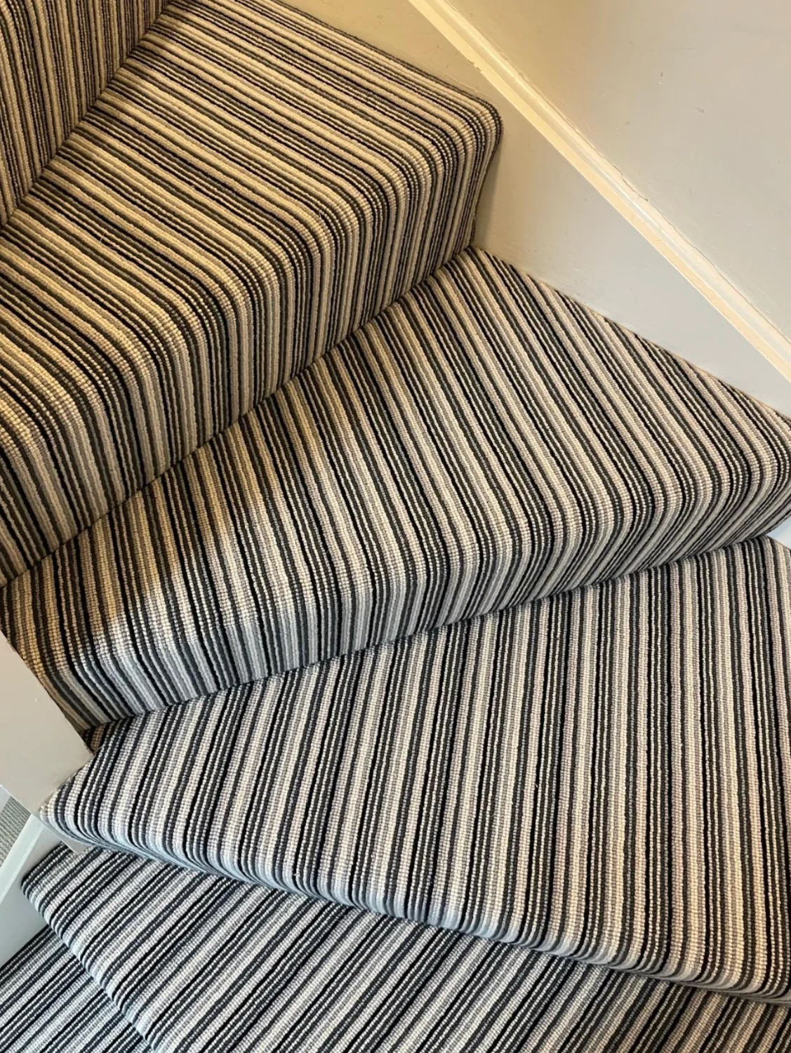 Wood-effect flooring in a living area