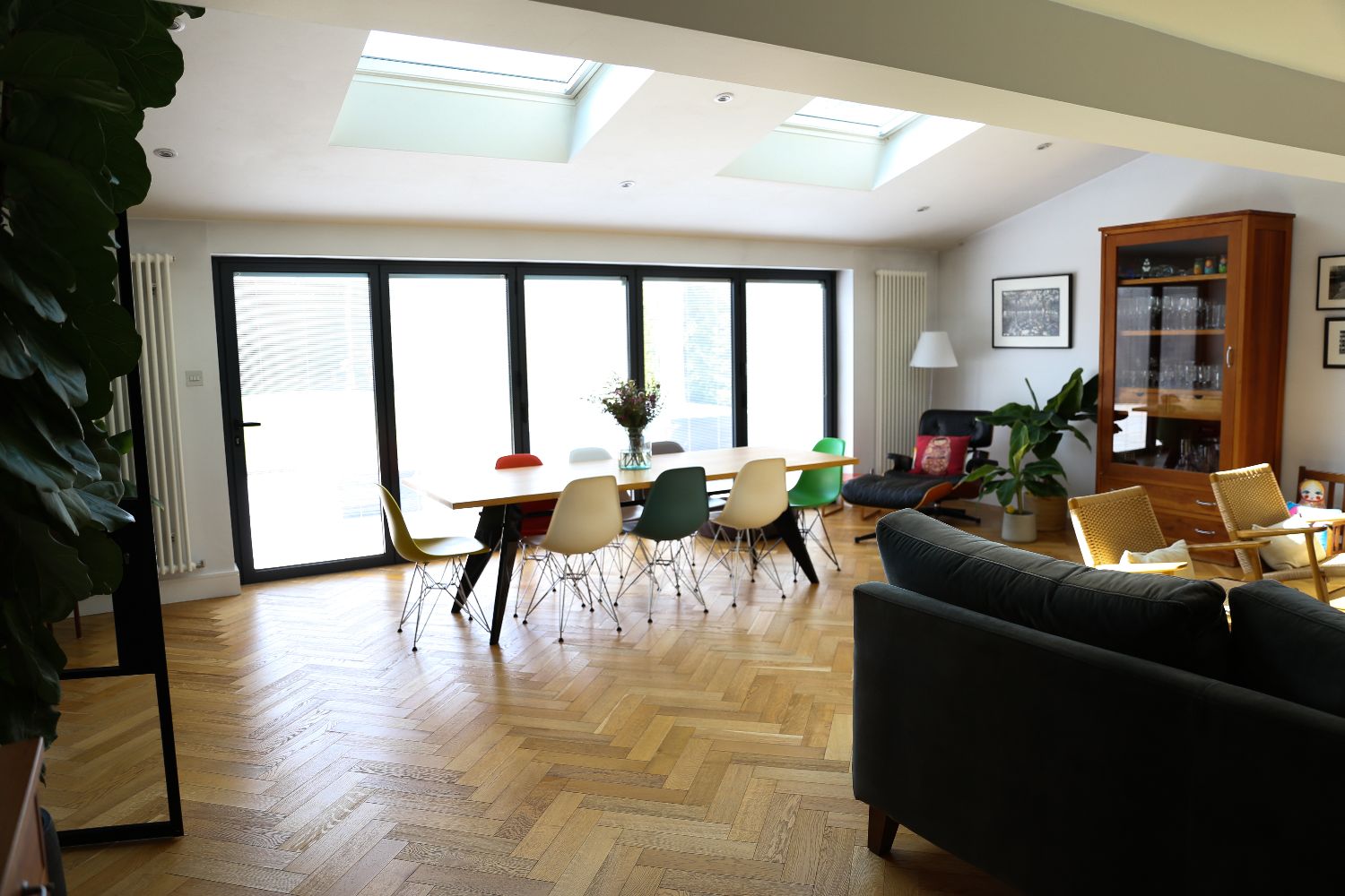 Carpet flooring in a room interior